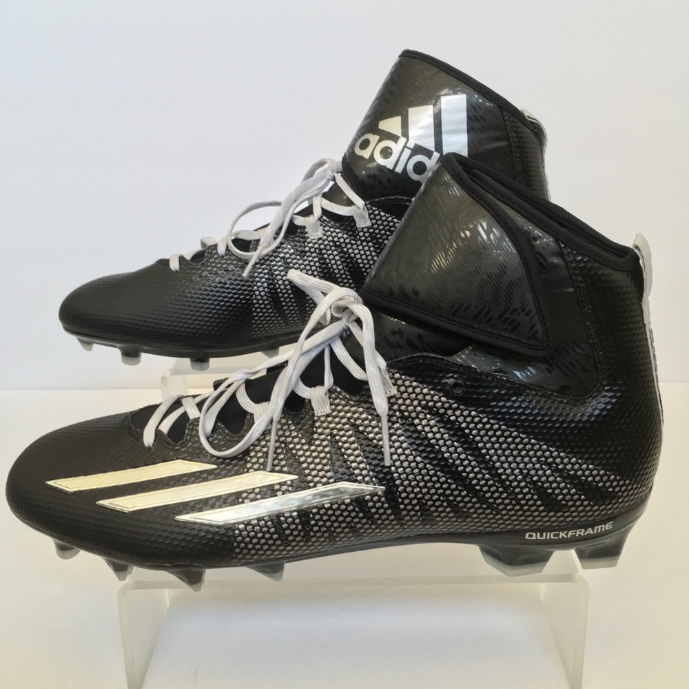 Adidas Dual Threat Mid Techfit Football Cleats - Picture 4 of 7